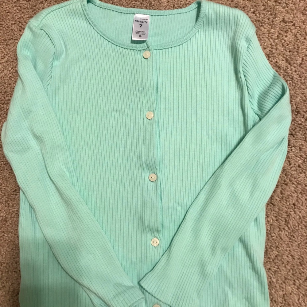 NWOT Carter’s ribbed cardigan.